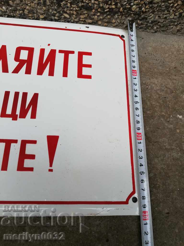 Delivery of Enameled insulation plate, 50/30 cm plate Delivery of Enameled insulation plate, 50/30 cm plate