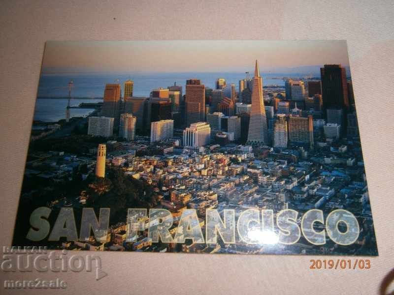 Καρτ ποστάλ SAN FRANCISCO CALIFORNIA ΗΠΑ - SAN FRANCISCO