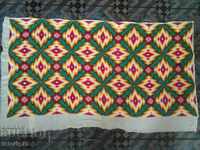 Old Bulgarian Handwoven Embroidered Panel/Tapestry/Rug