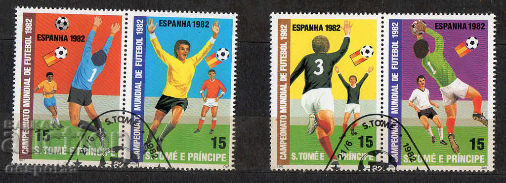 1982. São Tomé and Príncipe. World Cup, Spain.