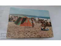 Пощенска картичка Обзор Плажът 1974