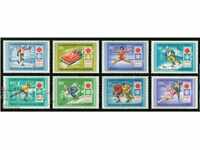 Set of 8 stamps Winter Olympic Games Sapporo, mint, Mongolia, 1972