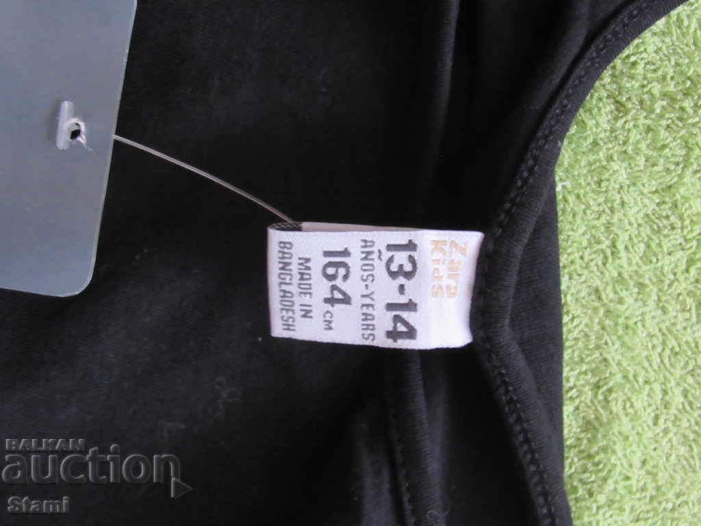 Delivery of Black ZARA blouse for girl, size 164, new Delivery of Black ZARA blouse for girl, size 164, new