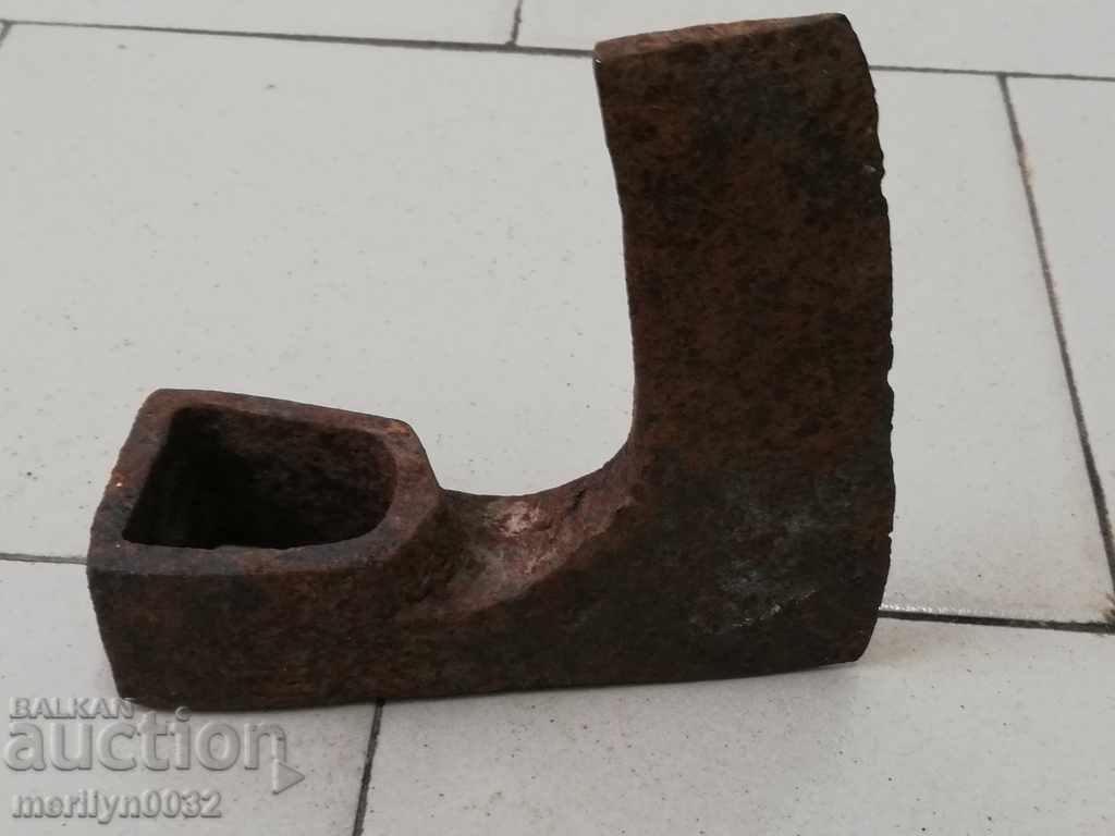 Delivery of Old ax with stamped marking tool wrought iron Delivery of Old ax with stamped marking tool wrought iron
