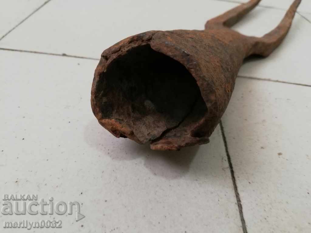 Double tooth, beet harvester, wrought iron - 5