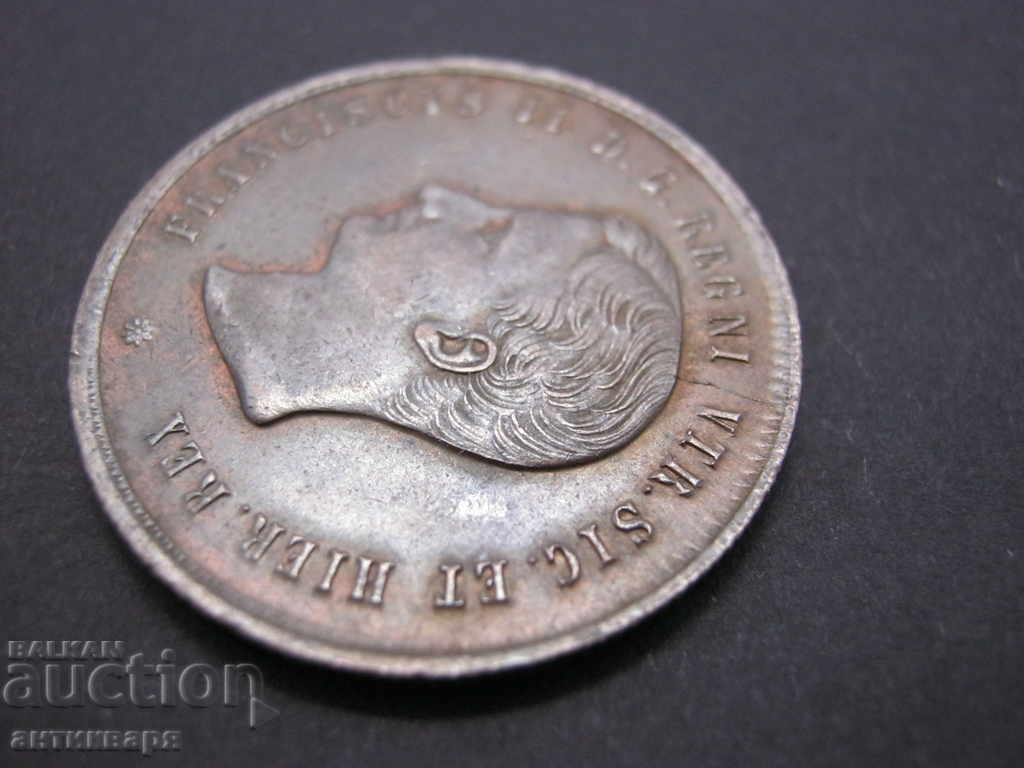 2 Tornesi Torches Francesco II 1859 - 5