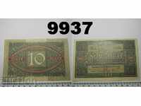 Германия 10 марки 1920 AU/UNC банкнота