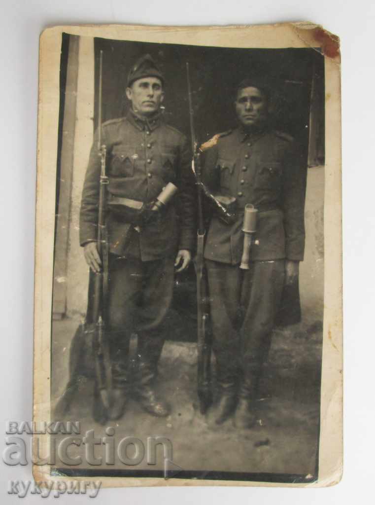Two Old War Military Photos First World War - 5 Two Old War Military Photos First World War - 5