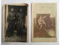 Două fotografii militare vechi de război Primul război mondial