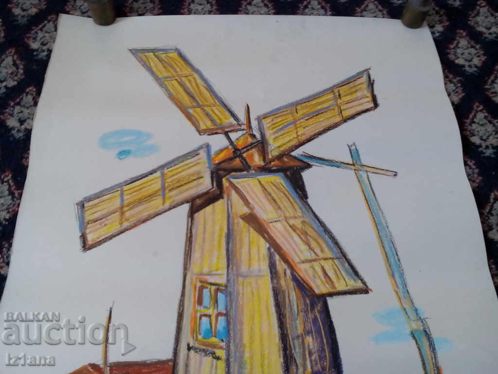 Old drawing, painting with price 27.00 BGN | € 13.80 Old drawing, painting with price 27.00 BGN | € 13.80