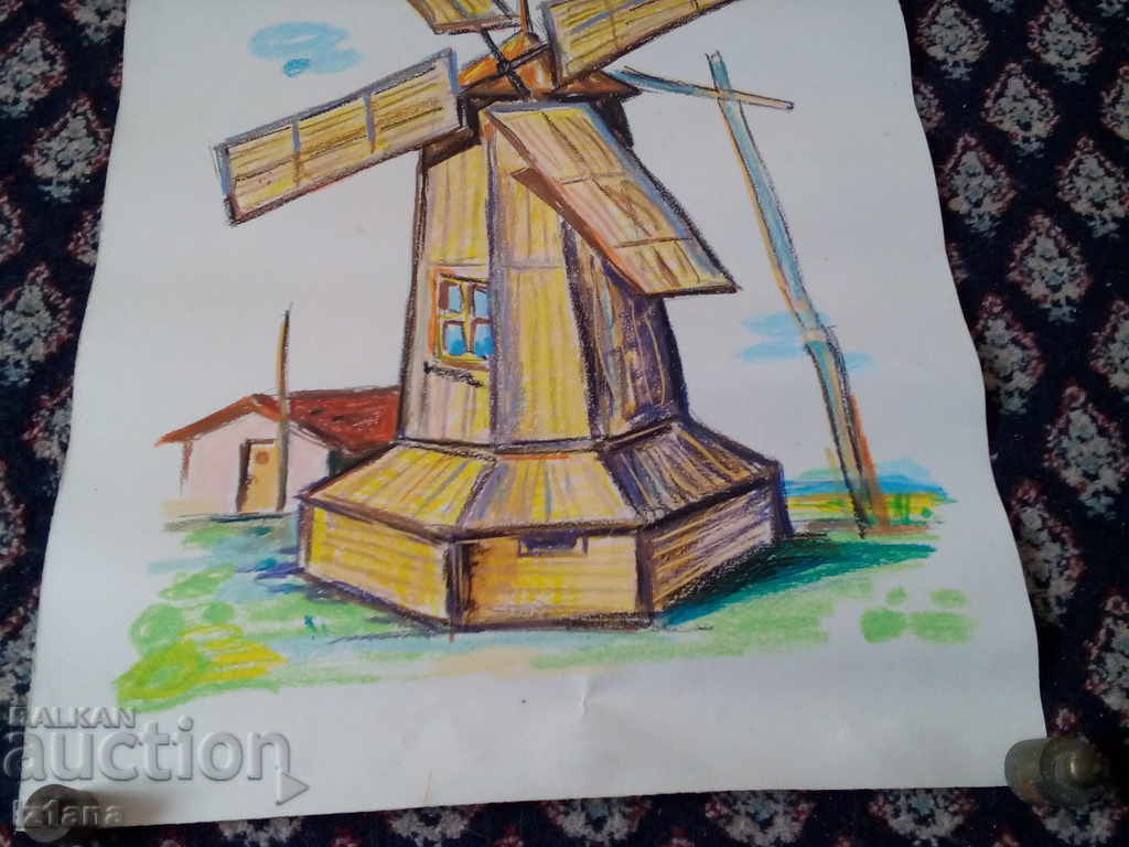 Auction Old drawing, painting Auction Old drawing, painting