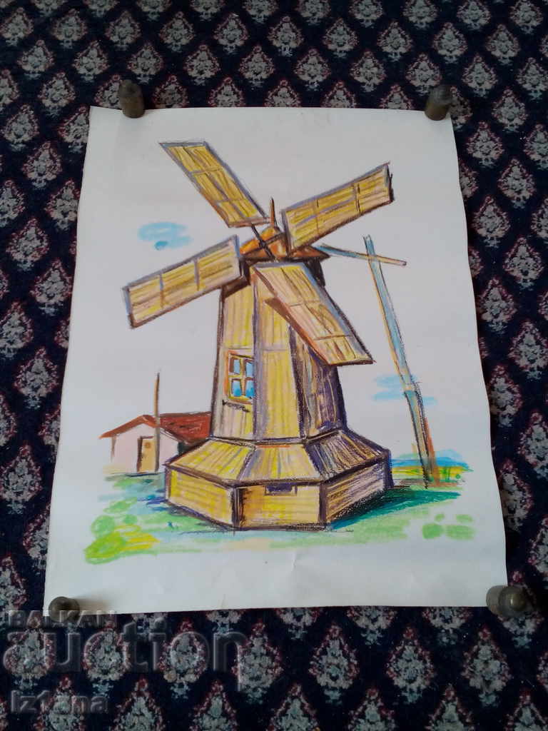 Old drawing, painting Old drawing, painting