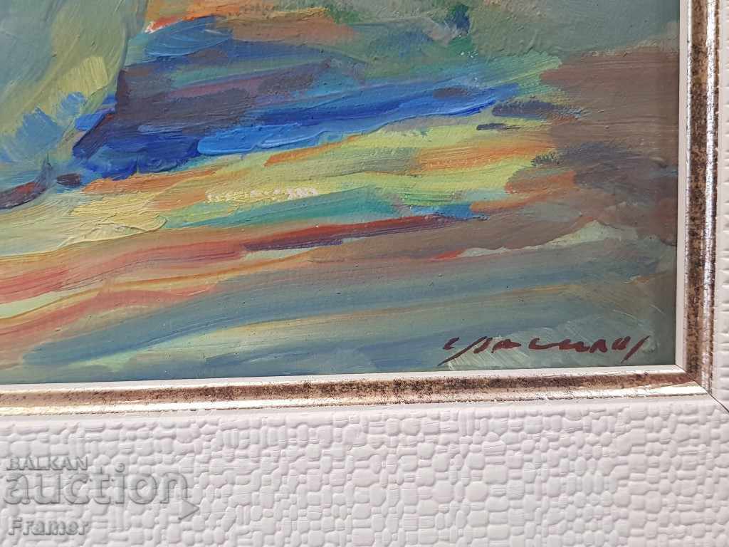 Auction  Picture Stoyan Vasilev Still life Latin girls m.b. 1937 ORIGINAL