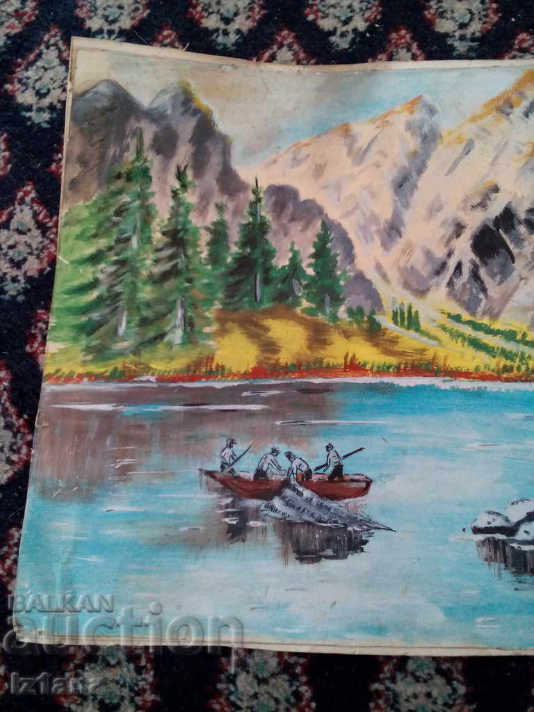 Old painting with price 27.00 BGN | € 13.80 Old painting with price 27.00 BGN | € 13.80