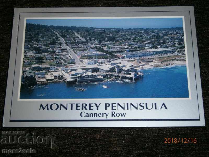 Cartea poștală - THE MONTEREY PENINSULA - USA - USA - JOURNEY
