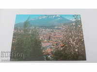 Пощенска картичка Тетевен с връх Трескавец 1987