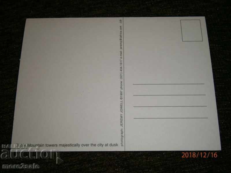 Map - TABLE MOUNTAIN CAPE TOWN CAPE TOWN SOUTH AFRICA with price 1.00 BGN | € 0.51 Map - TABLE MOUNTAIN CAPE TOWN CAPE TOWN SOUTH AFRICA with price 1.00 BGN | € 0.51