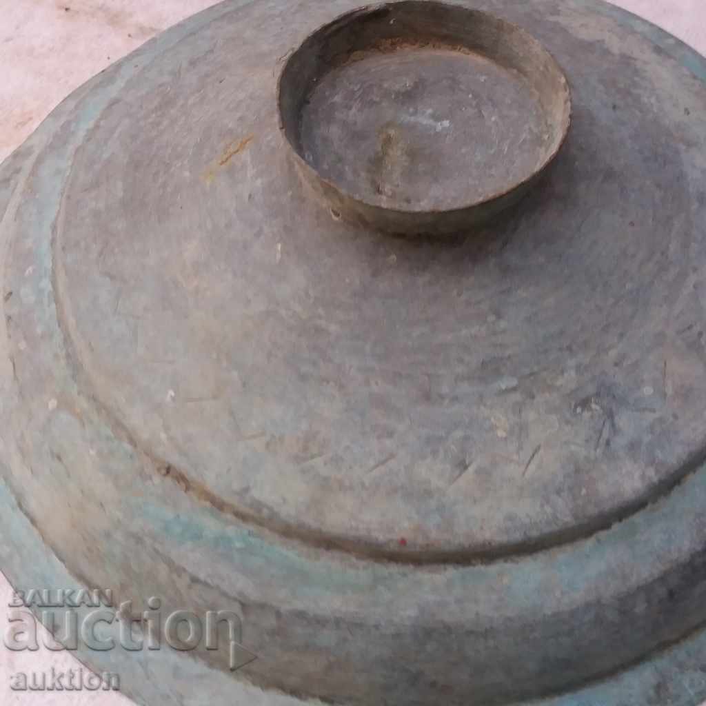 OLD WROUGHT COPPER SAUCE, FRUIT BOWL WITH INCRUTATION - 5 OLD WROUGHT COPPER SAUCE, FRUIT BOWL WITH INCRUTATION - 5