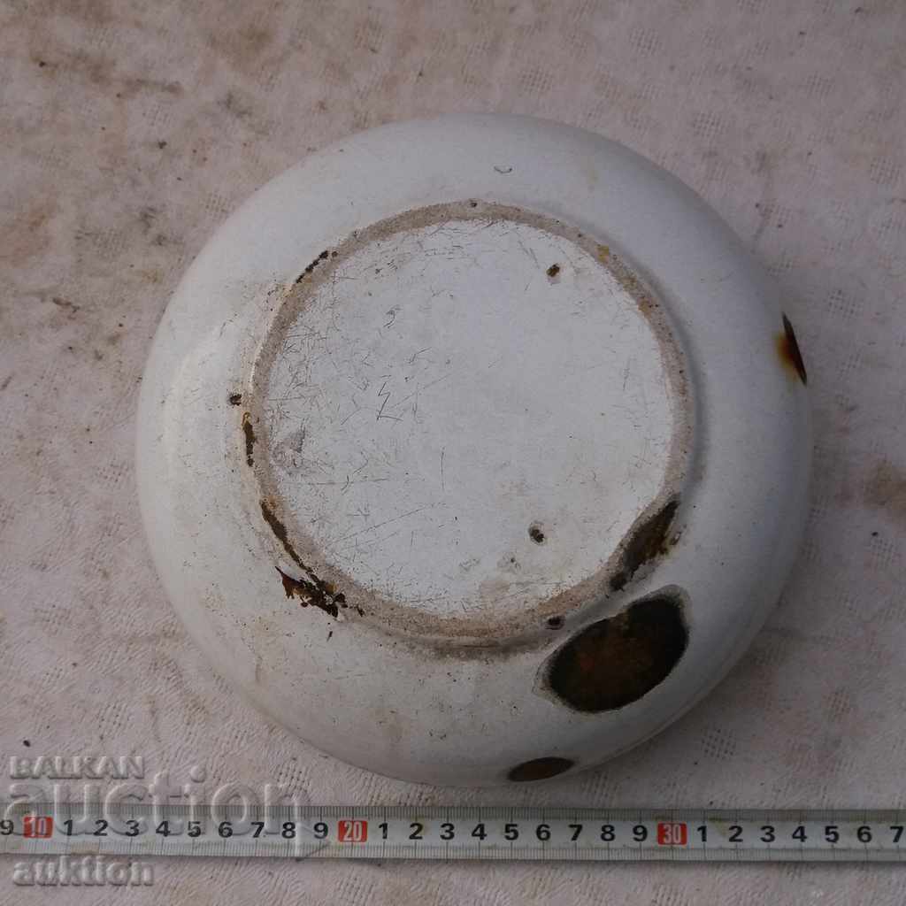 OLD SOC. ENAMEL FRUIT BOWL - 5 OLD SOC. ENAMEL FRUIT BOWL - 5