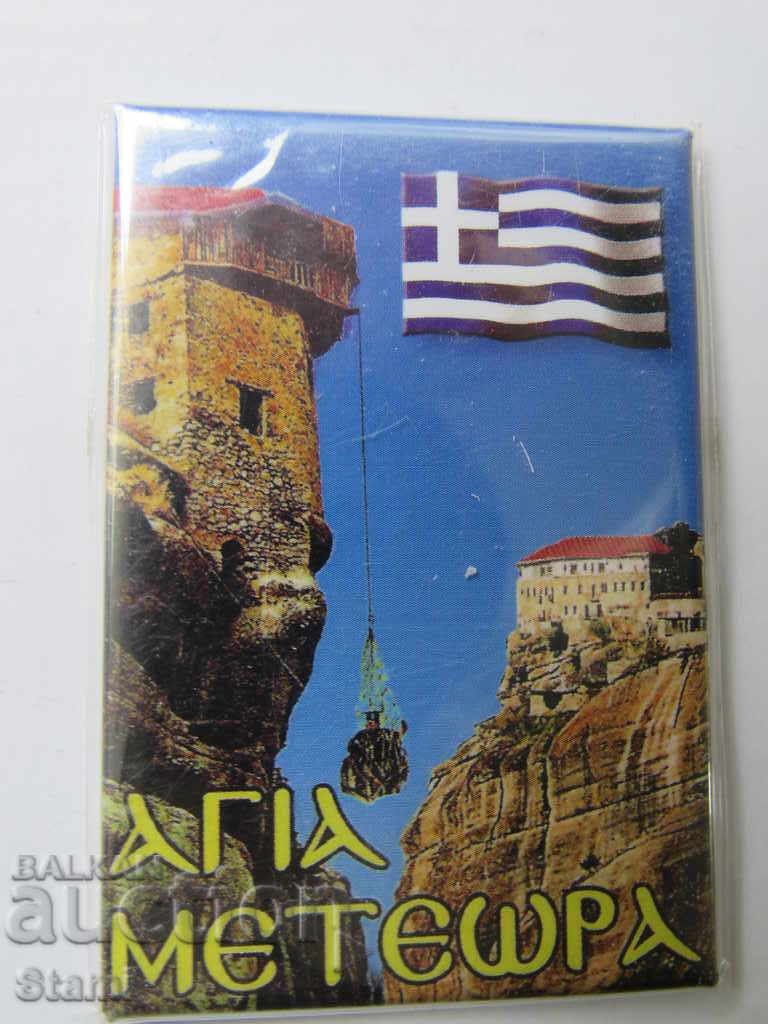 Auction Metal Magnet from Meteora, Greece-series-17 Auction Metal Magnet from Meteora, Greece-series-17