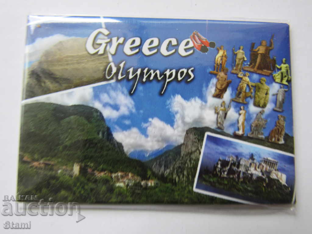 Auction Metal Magnet from Olympus, Greece-series-18 Auction Metal Magnet from Olympus, Greece-series-18