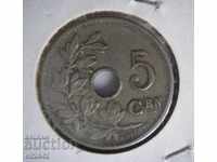 5 centimes Belgia 1920