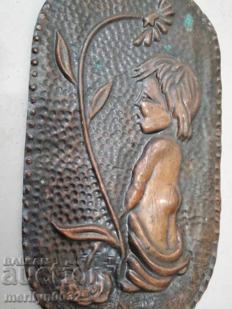 Бакърено пано украса барелеф - 6 Бакърено пано украса барелеф - 6