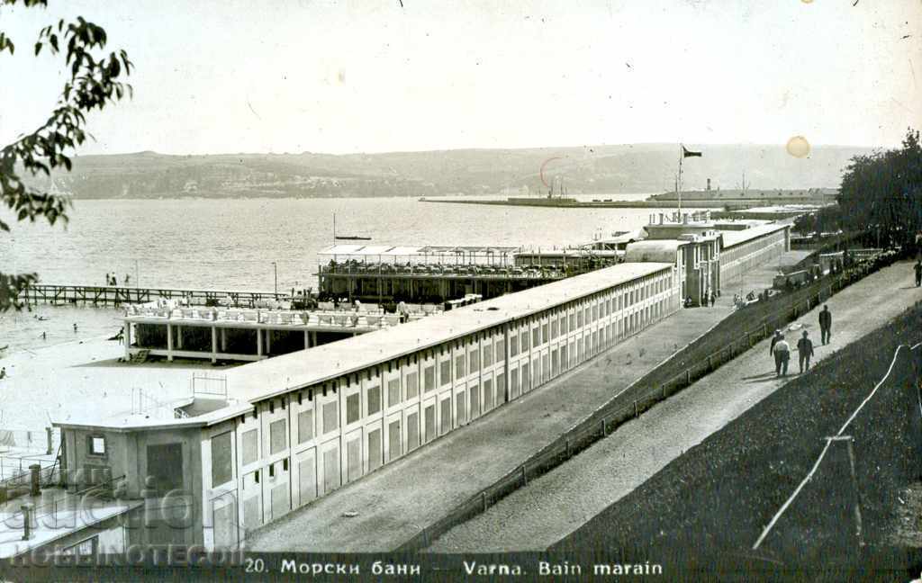 TRAVEL CARD VARNA - THE SEA BANKS before 1931