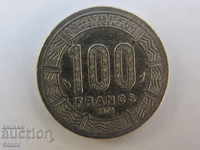 Централна Африканска Република ЦАР -100 франка,1976 г.-619 m