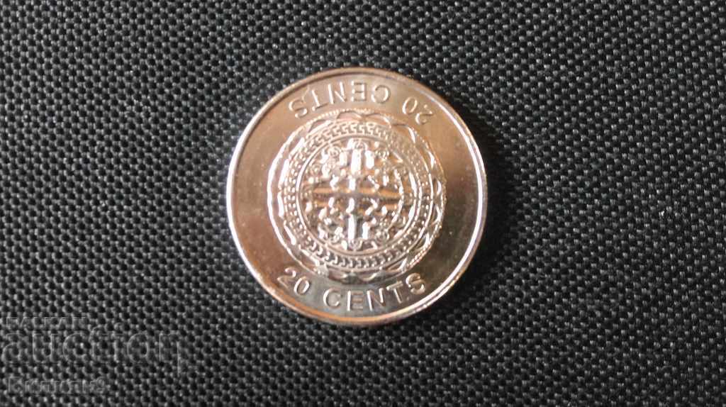 20 cents 2012 BU Solomon Islands