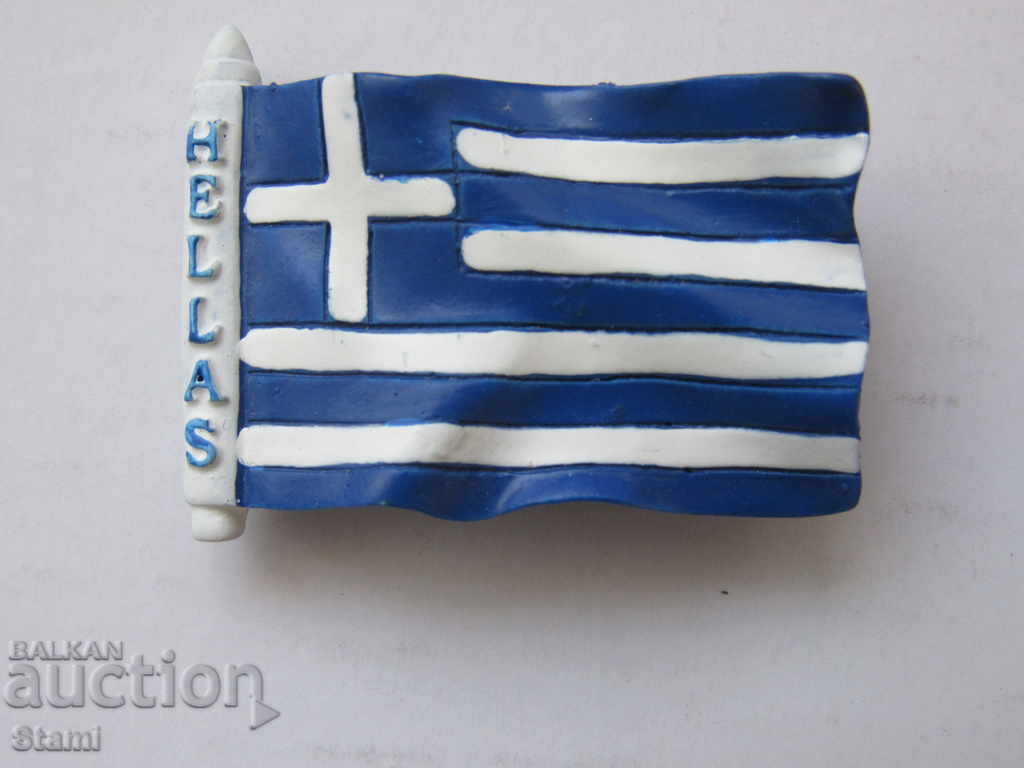 3D magnet-Greek flag, Greece-series-26