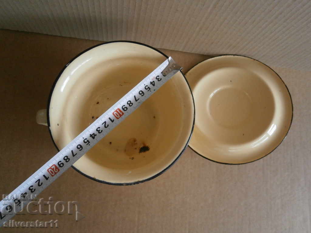 Δημοπρασία σμαλτωμένο δοχείο Δημοπρασία σμαλτωμένο δοχείο