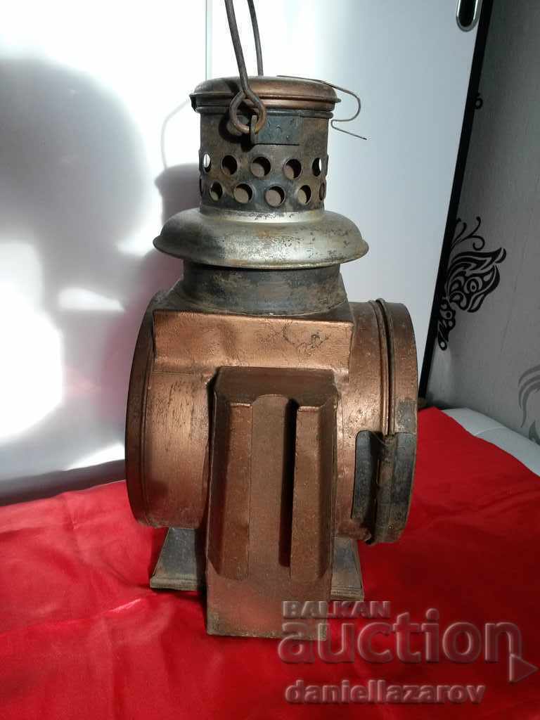 Imens felinar vechi german pe gaz pentru calea ferată - 5