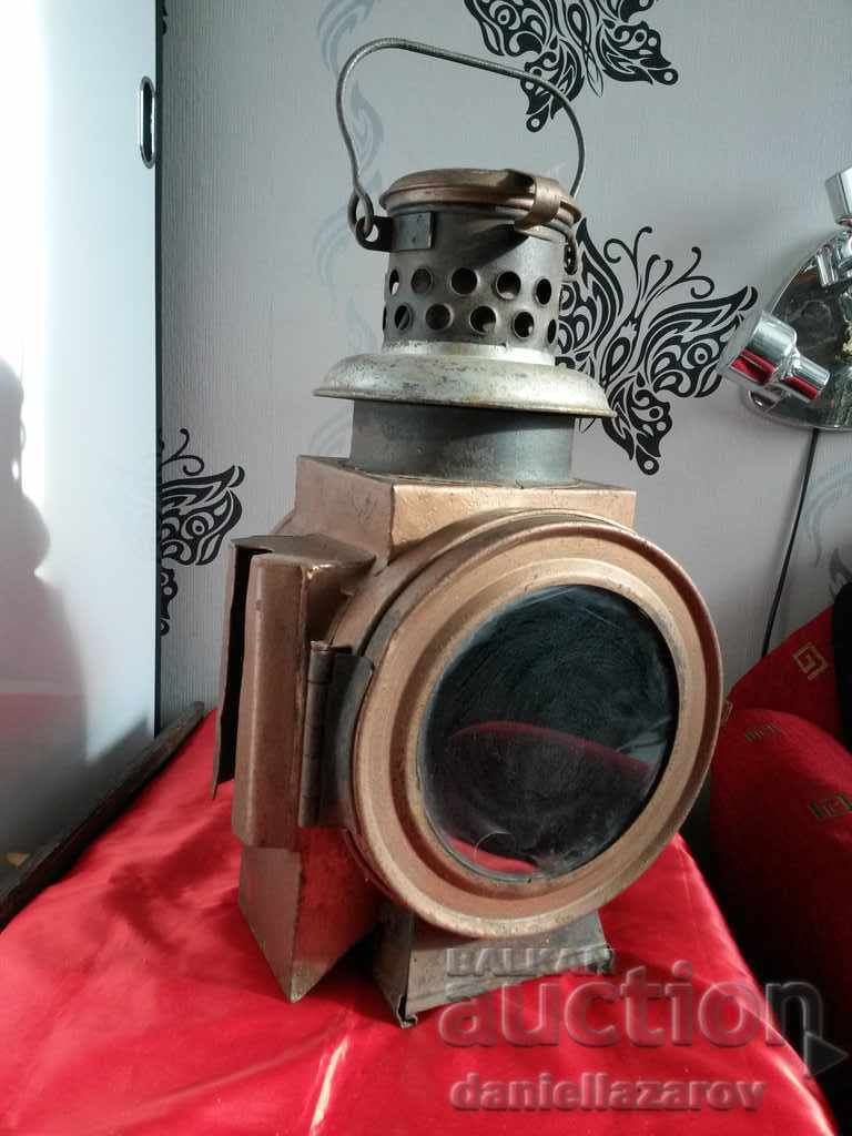 Imens felinar vechi german pe gaz pentru calea ferată