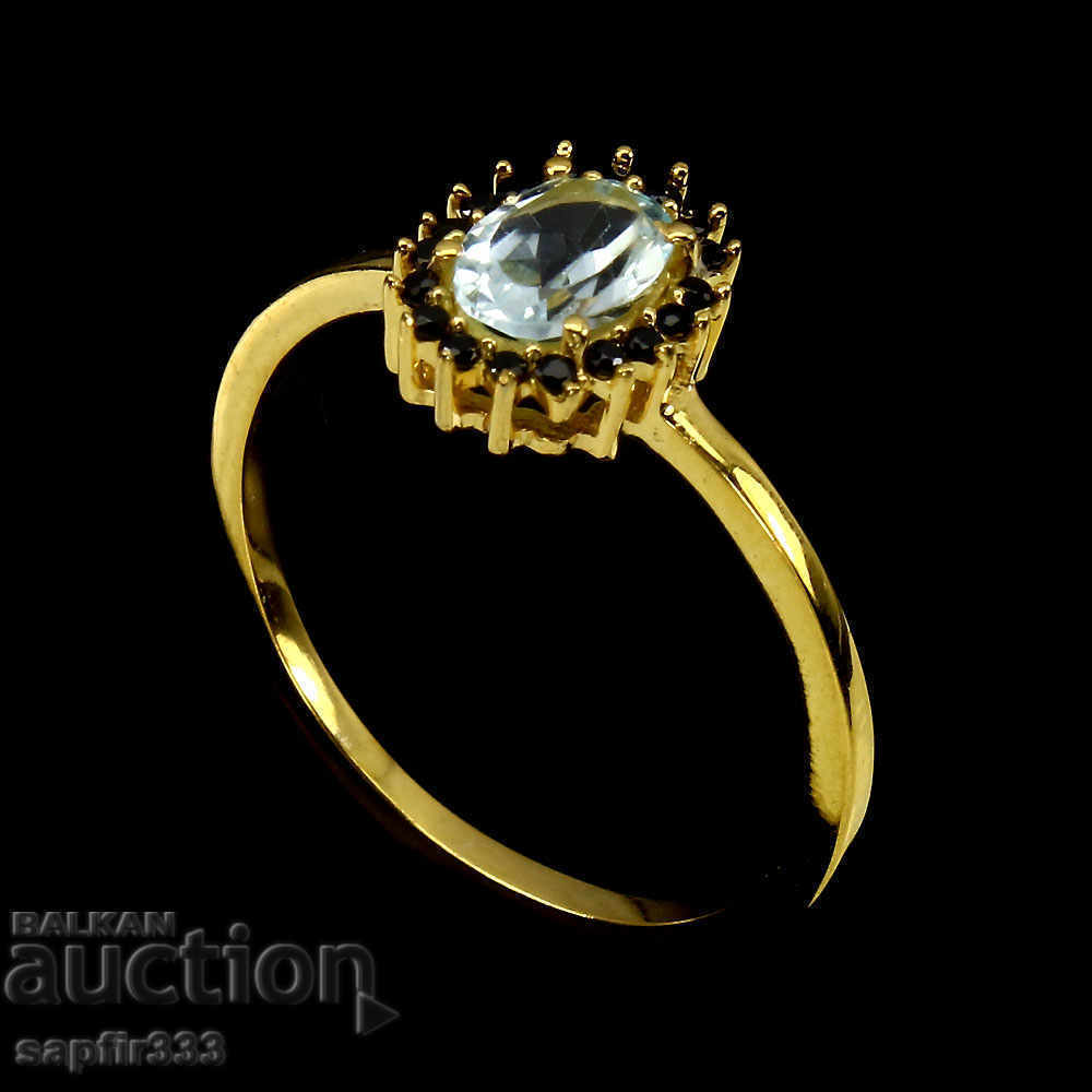 UNIQUE SILVER RING WITH NATURAL HEAT AND BLACK BEADS with price 237.00 BGN | € 121.18 UNIQUE SILVER RING WITH NATURAL HEAT AND BLACK BEADS with price 237.00 BGN | € 121.18