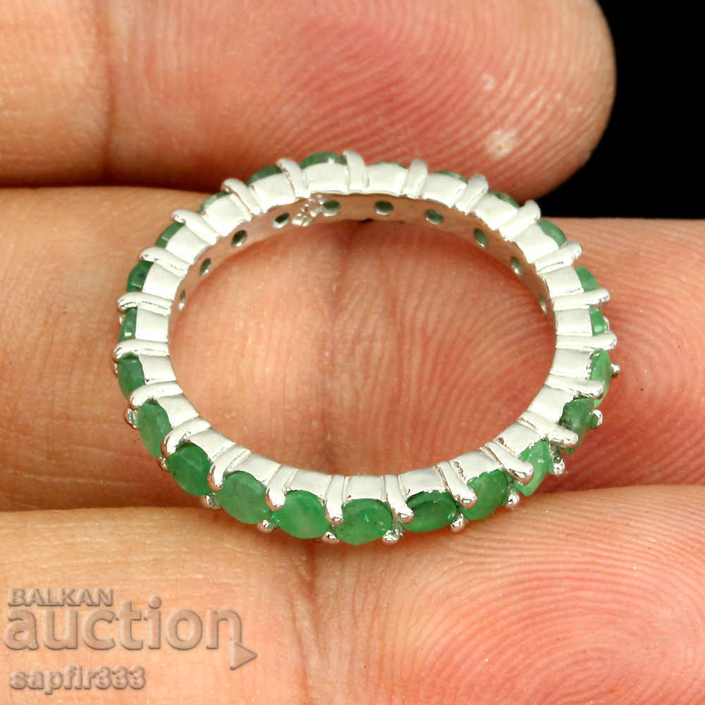 Auction UNIQUE FINE RING WITH NATURAL EMERALDS Auction UNIQUE FINE RING WITH NATURAL EMERALDS