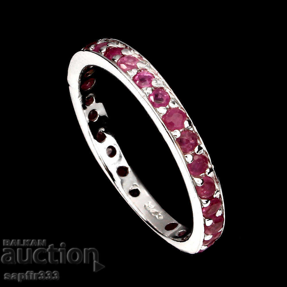 UNIQUE GENTLE AND SOPHISTICATED RING WITH NATURAL RUBIES with price 382.00 BGN | € 195.31 UNIQUE GENTLE AND SOPHISTICATED RING WITH NATURAL RUBIES with price 382.00 BGN | € 195.31