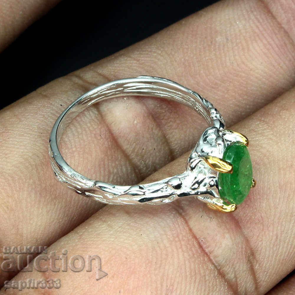 Auction LUXURY RING HAND MANUFACTURE WITH NATURAL COVER GRANAT Auction LUXURY RING HAND MANUFACTURE WITH NATURAL COVER GRANAT