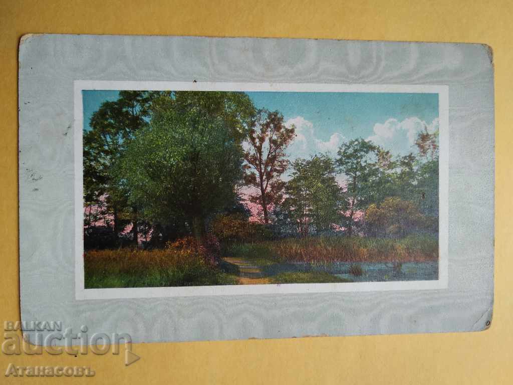 Стара цветна Картичка 1910 г. Село Мъртвица Плевен