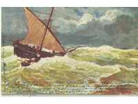 Old greeting card, 1905