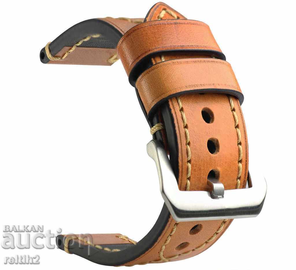 Delivery of Brown leather strap 20mm Delivery of Brown leather strap 20mm