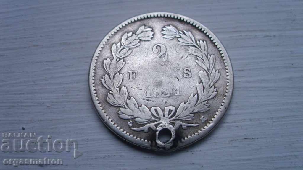 Auction Frances Silver 2 Franca 1841 2 Francs Louis Philippe Auction Frances Silver 2 Franca 1841 2 Francs Louis Philippe