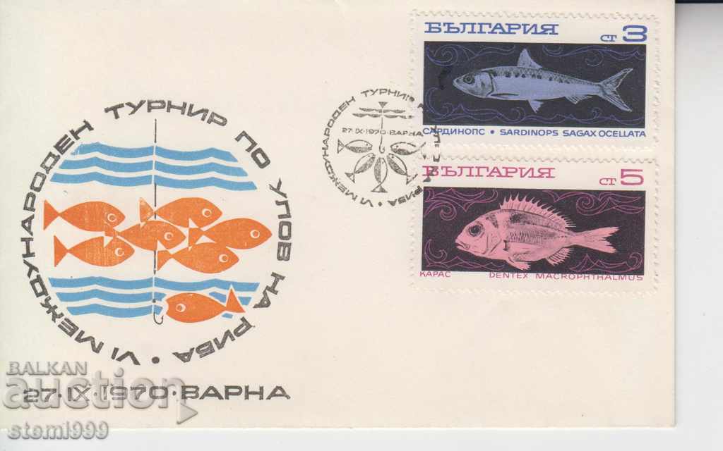 Пощенски плик Турнир по улов на риба