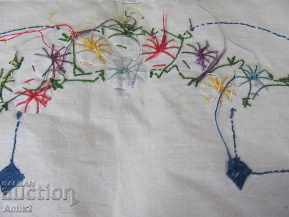 19th Century World War One Hand Embroidered Box, Mower - 7 19th Century World War One Hand Embroidered Box, Mower - 7