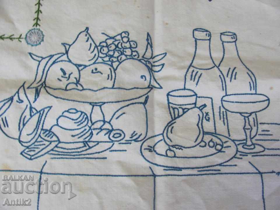 Auction 19th Century World War One Hand Embroidered Box, Mower Auction 19th Century World War One Hand Embroidered Box, Mower