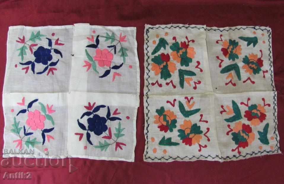 19th Century 2 Hand Embroidered Tablecloths, Thielslafer