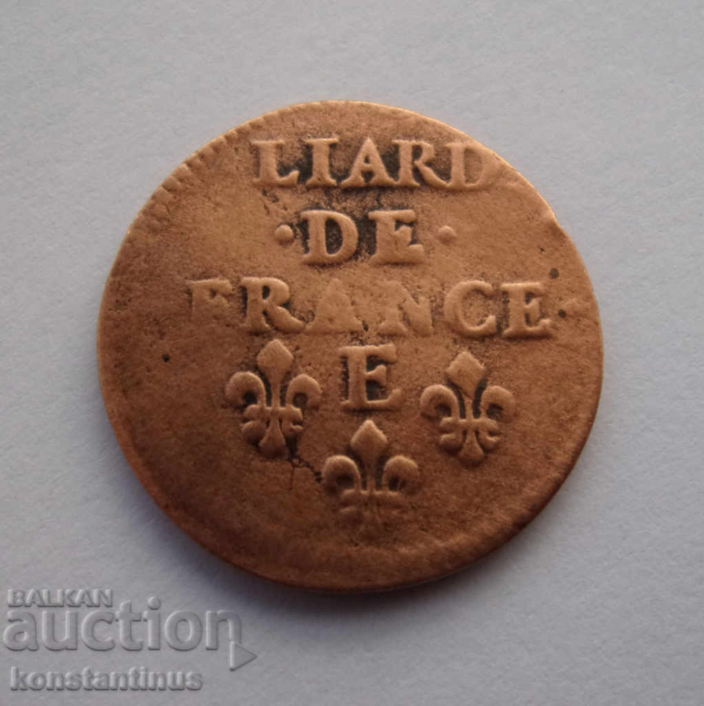 Franța Louis XIII 1 Liard 1646 Rare cu preț € 17.90 | 35.01 BGN