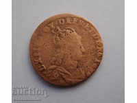 France Louis XIII 1 Liard 1646 Rare