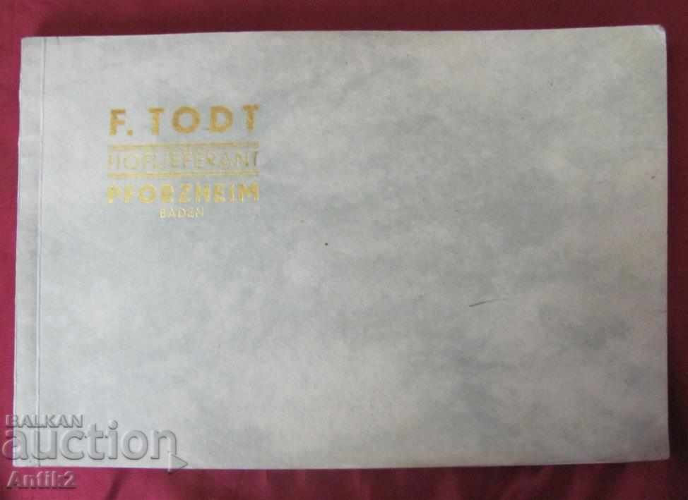 1936o-37o .. Art Deco Catalog F.TODT Germany with price 110.00 BGN | € 56.24 1936o-37o .. Art Deco Catalog F.TODT Germany with price 110.00 BGN | € 56.24