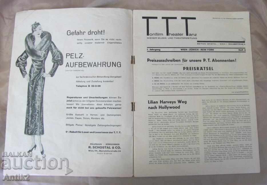 Auction Magazine - TONFILM THEATER TANZ Auction Magazine - TONFILM THEATER TANZ